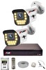 Fury 2'li Sesli 15 Warm Led Gece Renkli Görüş Su Geçirmez Güvenlik Kamerası Seti 320 GB