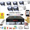 Bises 6'lı Sesli Araç İnsan Yüz ve Hareket Algılayan 5 MP Lens 12 Warm Led Gece Renkli Kamera Seti 312WS