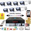 Bises 7'li Sesli Araç İnsan Yüz ve Hareket Algılayan 5 MP Lens 12 Warm Led Gece Renkli Kamera Seti 312WS