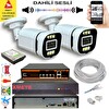 Bises 2'li Yapay Zeka Destekli 5 MP Görüntü POE li Sesli 6 Warm Led Gece Renkli IP Kamera Seti 4386WS