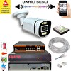 Bises 1'li Yapay Zeka Destekli 5 MP Görüntü POE li Sesli 6 Warm Led Gece Renkli IP Kamera Seti 4386WS
