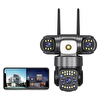 Çeşithane Smart Camera WiFi 360° Dönebilen 3 Lensli Hareket Takipli Gece Görüşlü Dış Mekan Güvenlik Kamerası IP Kamera
