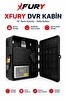 Fury DVR NVR Kamera Kayıt Cihazı Kabini ABS 42x32x11 CM  Plastik Monitör Askı Kutusu