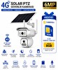 Bises 6 MP Solar PTZ Çift Lensli 4G SIM Kartlı  Kablosuz Güvenlik Kamerası 4G-BS-W2