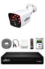 Uptech 1 Kameralı Güvenlik Kamera Seti 2MP 1080P Full HD 6 Atom LED Gece Görüşlü 320GB HDD 5525