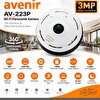 Avenir AV-S223P 3MP Panaromik WiFi Tavan Kamera