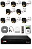 Fury 8 Kameralı Güvenlik Kamera Seti 4 Warm LED Gece Renkli Görüş 320 GB HDD