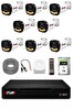 Fury 8 Kameralı Güvenlik Kamera Seti 4 Warm LED Gece Renkli Görüş 1 TB HDD