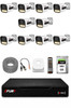 Fury 10 Kameralı Güvenlik Kamera Seti 4 Warm LED Gece Renkli Görüş 500 GB HDD 5500