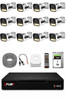 Fury 12 Kameralı Güvenlik Kamera Seti Sesli 4 Warm LED Gece Renkli Görüş 1 TB HDD 5500s