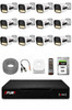 Fury 12 Kameralı Güvenlik Kamera Seti 4 Warm LED Gece Renkli Görüş 500 GB HDD 5500
