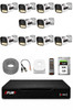 Fury 10 Kameralı Güvenlik Kamera Seti Sesli 4 Warm LED Gece Renkli Görüş 500 GB HDD 5500s