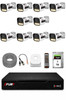 Fury 10 Kameralı Güvenlik Kamera Seti Sesli 4 Warm LED Gece Renkli Görüş 1 TB HDD 5500s