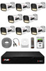 Fury 8 Kameralı Güvenlik Kamera Seti 4 Warm LED Gece Renkli Görüş 500 GB HDD 5500