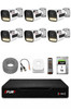 Fury 6 Kameralı Güvenlik Kamera Seti Sesli 4 Warm LED Gece Renkli Görüş 1 TB HDD 5500s