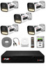 Fury 5 Kameralı Güvenlik Kamera Seti Sesli 4 Warm LED Gece Renkli Görüş 320 GB HDD 5500s