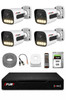 Fury 4 Kameralı Güvenlik Kamera Seti 4 Warm LED Gece Renkli Görüş 320 GB HDD 5500