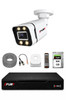 Fury 1 Kameralı Güvenlik Kamera Seti 4 Warm LED Gece Renkli Görüş 500 GB HDD 5580