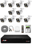 Fury 10 Kameralı Güvenlik Kamera Seti Sesli 4 Warm LED Gece Renkli Görüş 320 GB HDD 5580S