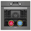 Simfer 8225 0+3 Fonksiyon  Power Turbo Dijital Gri Ankastre Fırın