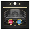 Simfer 8257 Siyah 8 Fonksiyon Ankastre Multi Turbo Fırın