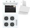 Termikel Beyaz Ankastre Set (BO O6435C W - BH P6144C W - ARGEMON WW60)