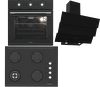 Termikel Siyah Ankastre Set (BO O6435C B - BH P7194C B - CH S6532C BB)