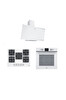 Franke Beyaz Ankastre Set (FPJ 915 V WH/SS - FHNS 705 4G TC WH C - FSL 86 H WH)