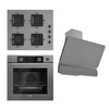 Ferre Steamart SS Serisi Gri Ankastre Set (SS208 - XE64CPR - D081 )