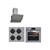 Silverline Gri Cam Ankastre Set (3420 - CS5335S01 - BO65E4S01)