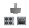 Silverline Gri Ankastre Set (BO65E1S01 - CS5349S01 - 3481 Flam 60)