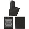 Hafele 45 CM Siyah Ankastre Set (Lumino - Vega - Vega)