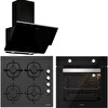 Silverline Oslo Siyah Ankastre Set ( BO6501B01 - CS5343B01 - 3490 )
