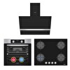 Simfer 10 Fonksiyon Airfryer Özellikli Plus Inox 3'lü Ankastre Set (8210 - 3653 - 8738)