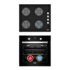Simfer 8 Fonksiyon Power Turbo Siyah 2'li Ankastre Set (7327 - 3500)