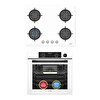 Simfer 11 Fonksiyon Steam Master Beyaz 2'li Ankastre Set (8245 - 3654)