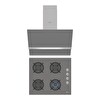 Simfer 2'li Gri Cam Ankastre Set (3538 - 8740)