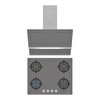 Simfer 2'li Steam Gri Cam Ankastre Set (3656 - 8740)