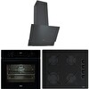 Teka Chef 5 Börek Şefim Ankastre Set Siyah (HAK 625 BK - ATV 60 BK - GBE 64002 KBC BK)