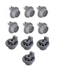 Bosch Bulaşık Makinesi Uyumlu Yeni Model Alt Sepet Tekeri 611475 10 Adet