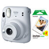 Fujifilm Instax Mini 11 20'li Film Beyaz Fotoğraf Makinesi