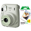 Fujifilm Instax Mini 11 Yeşil Fotoğraf Makinesi 20'li Film
