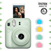 Fujifilm Instax Mini 12 Yeşil Fotoğraf Makinesi Ve 4'lü Renkli Lens Seti