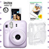 Fujifilm Instax Mini 12 Lila Fotoğraf Makinesi - 20'li Film Ve Şeffaf Kılıf Seti