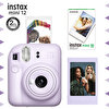 Fujifilm Instax Mini 12 Lila Fotoğraf Makinesi - Çerçeve Ve 10'lu Mini Film Seti