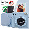Fujifilm Instax SQ1 Buz Mavi Fotoğraf Makinesi ve Hediye Seti 2