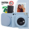 Fujifilm Instax SQ1 Buz Mavi Fotoğraf Makinesi Ve Hediye Seti 1