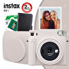 Fujifilm Instax SQ1 Beyaz Fotoğraf Makinesi ve Hediye Seti 2