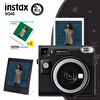 Fujifilm Instax SQ40 Siyah Fotoğraf Makinesi 20'li Kare Film ve Pleksi Çerçeve