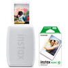 Fujifilm Instax Mini Link 3 Beyaz Akıllı Telefon Yazıcısı ve 10'lu Mini Film